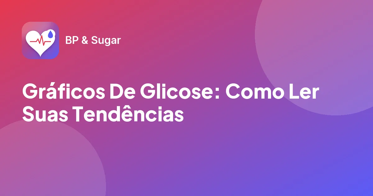 Gráficos De Glicose: Como Ler Suas Tendências